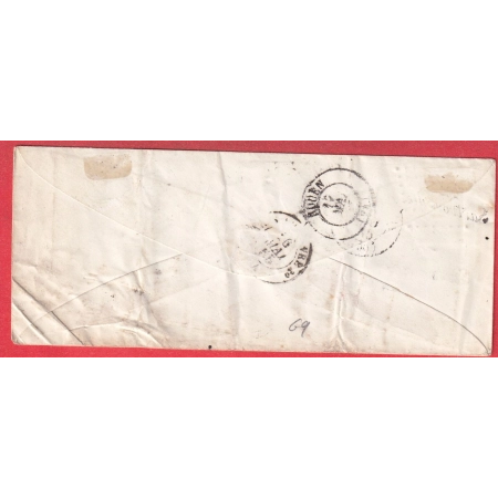 N°14 CURSIVE 72 SARTROUVILLE SEINE ET OISE RARE POUR ROUEN