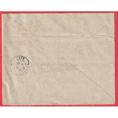 N°137 138 X2 LEVEE EXCEPTIONNELLE MARSEILLE BOUCHES DU RHONE 1909 BORDEAUX DOUBLE PORT