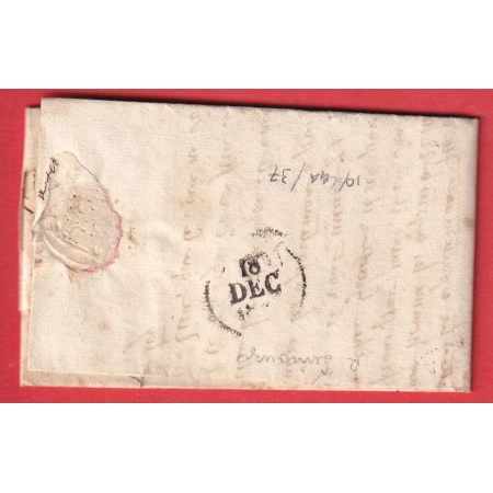 MARQUE 10 LA GRASSE AUDE 1829 POUR STRASBOURG BAS RHIN INDICE 11