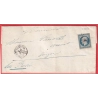 N°10 PC 3077 ST GENIES DE SAINTONGE CHARENTE INFERIEURE MARITIME 1853 POUR JONZAC