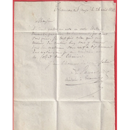 CAD TYPE 15 STE MENEHOULD CL ROUGE TAXE LOCALE 1 BOITE RURALE SUPPLEMENTAIRE S/2 TRIAUCOURT EN ARGONNE