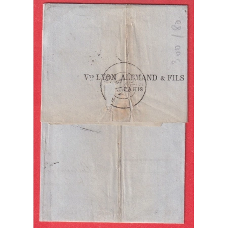 N°29 PAIRE CAD TYPE 17 PARIS POUR ROMANS DROME SIGNE LAMY