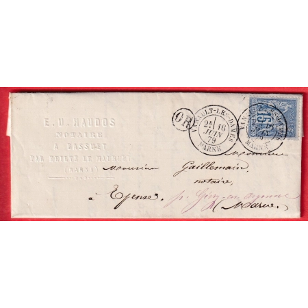 N°90 CAD VANAULT LES DAMES MARNE OR BASSUET POUR EPENSE