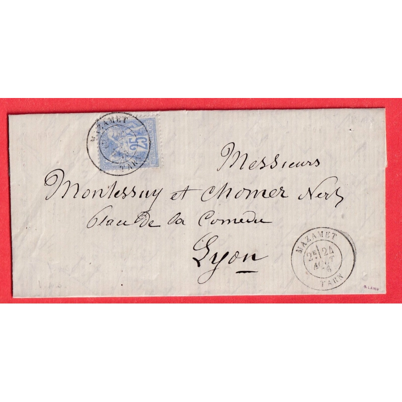 N°68 TTB / SUP CAD MAZAMET TARN POUR LYON SIGNE LAMY