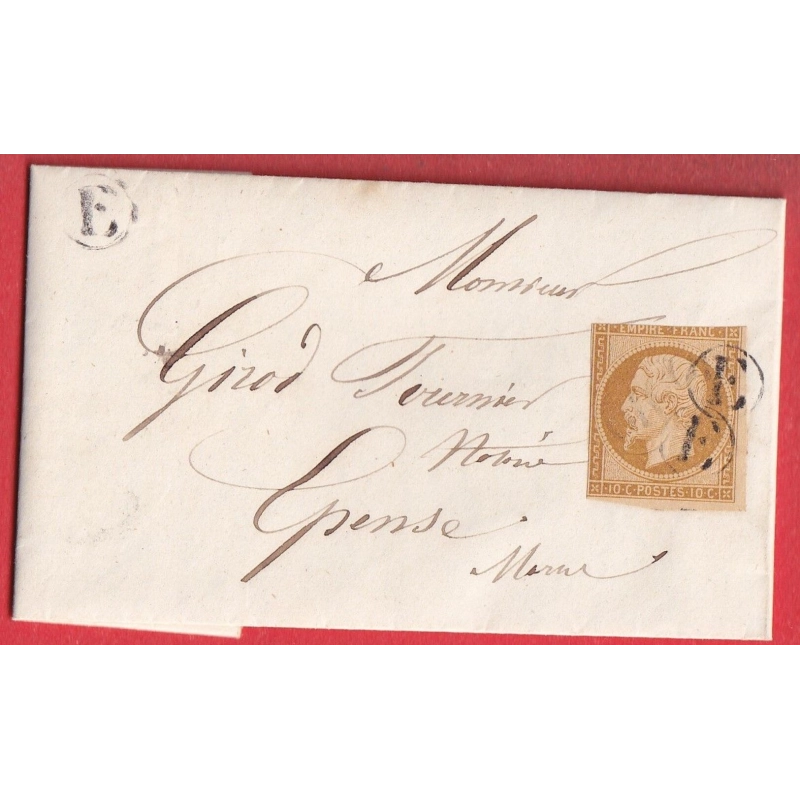 N°13 OBLITERATION BOITE RURALE E A IDENTIFIER POUR EPENSE MARNE TARIF LOCAL