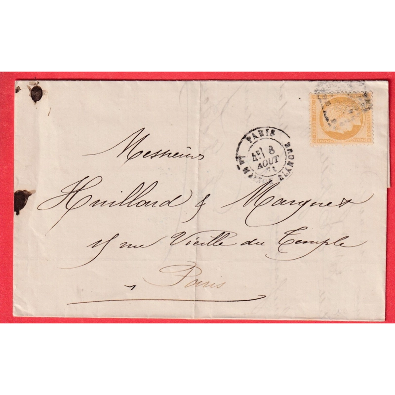 N°36 PARIS LA MAISON BLANCHE GC 2170 POUR PARIS SEINE RECETTES REUNIES