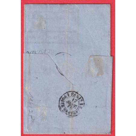 N°38 55 PAIRE GC 742 CAD TYPE 18 CARROUGES ORNE POUR PARIS