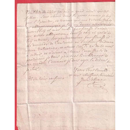 MARQUE VALENCIENNES NORD 1730 LN°4 INDICE 13 POUR GAND BELGIQUE