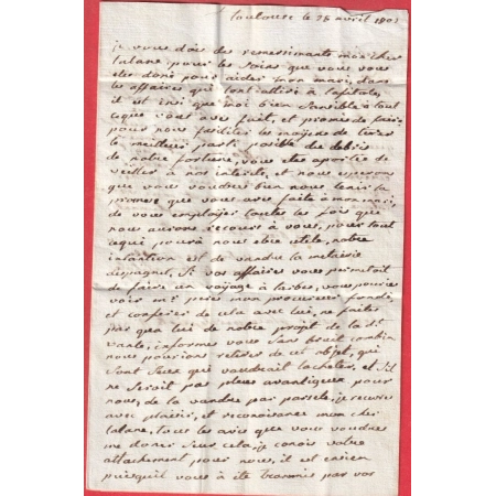 MARQUE 30 TOULOUSE BELLE TAXE MENTION 3 DECIMES OU 6 SOUS 1802 POUR LES HAUTES PYRENEES