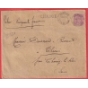 N°98 SEUL SUR LETTRE CHARGEE SAINVILLE EURE ET LOIR 1896 POUR THIAIS SEINE