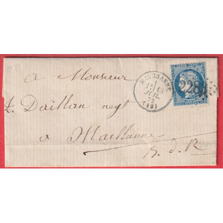 N°60 GC EN BLEU 2283 MAUSSANNE BOUCHES DU RHONE POUR MAILLANNE