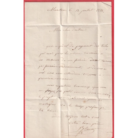 N°60 GC EN BLEU 2283 MAUSSANNE BOUCHES DU RHONE POUR MAILLANNE