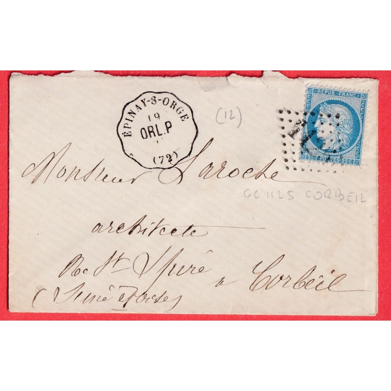 N°60 CONVOYEUR STATION EPINAY SUR ORGE SEINE ET OISE GC 1125 CORBEIL INDICE 12