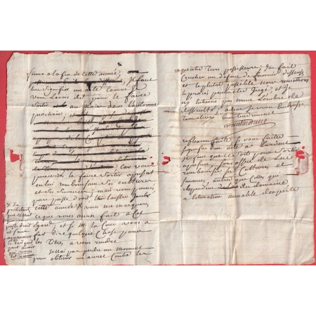 MARQUE GRENOBLE ISERE LN°8 EN FRANCHISE DES POSTES POUR VALENCE DROME 1788