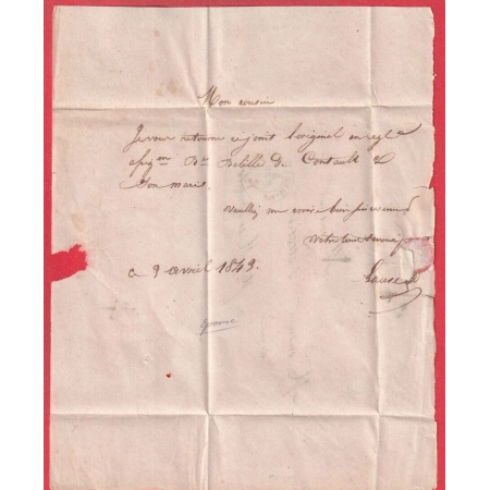 CAD TYPE 15 STE MENEHOULD CL ROUGE TAXE LOCALE 1 BOITE RURALE SUPPLEMENTAIRE B/2 EPENSE G EN ROUGE HEXAGONAL ??