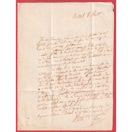 CAD TYPE 15 STE MENEHOULD TAXE LOCALE 1 CL EN ROUGE + OR DE BELVAL POUR EPENSE 1843