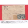 N°22 X2 21 GC CHATEAUBRIANT LOIRE INFERIEURE POUR CORPS EXPEDITIONNAIRE DU MEXIQUE A LEON VOIE ANGLAISE 50C