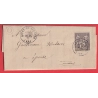 N°77 CAD TYPE 16 GIVRY EN ARGONNE BOITE RURALE O NOIRLIEU 1877 POUR EPENSE