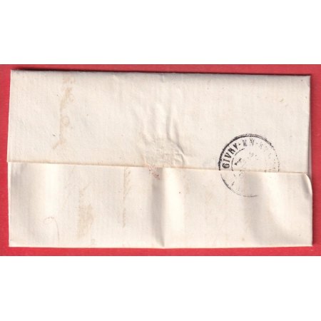 N°21 GC 1662 GIVRY EN ARGONNE MARNE BOITE RURALE B ST MARD SUR LE MONT POUR EPENSE