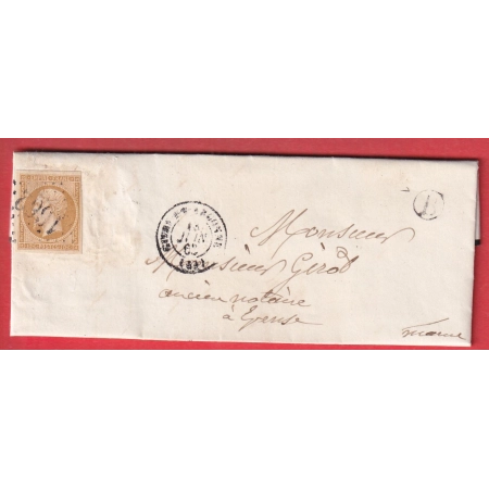 N°13 GC 1662 GIVRY EN ARGONNE BOITE RURALE ST MARD SUR LE MONT POUR EPENSE