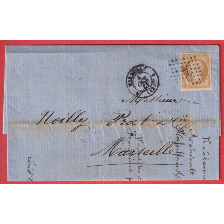N°13Bb BRUN PC 1896 MARSEILLE 4 12 4 POUR MARSEILLE