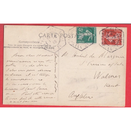 N°137 138 LEVEE EXCEPTIONNELLE PARIS 113 HOTEL DE VILLE POUR WALMER KENT ANGLETERRE