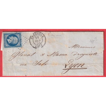 N°14 BLEU SUR VERT PC GRENOBLE ISERE POUR LYON TRES BELLE NUANCE