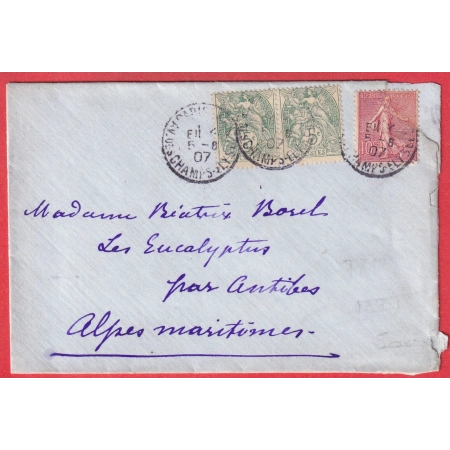 N°111 PAIRE 129 LEVEE EXCEPTIONNELLE PARIS E1 45 AV DES CHAMPS ELYSEES POUR ANTIBES