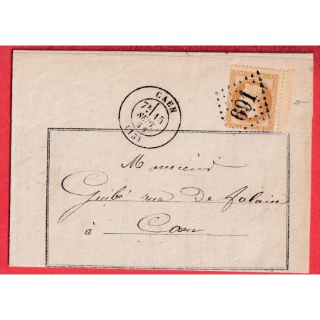 N°28 BDF GC 691 CAEN CALVADOS CHEMIN DE FER DE L'OUEST GARE DE CAEN 1868