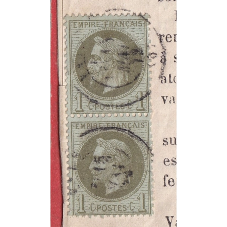 N°25 PAIRE CAD VALS ARDECHE SUR FORMULAIRE EAU DU VERNET