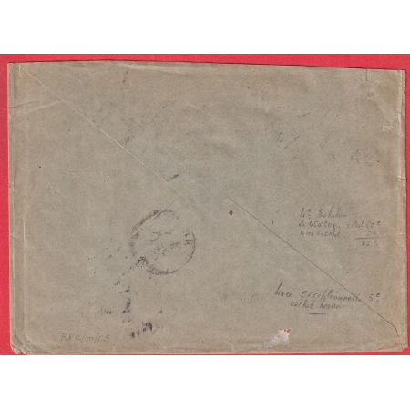 N°111 129 BANDE DE 4 LEVEE EXCEPTIONNELLE PARIS R FONTAINE POUR LYON 1902 4EME ECHELON