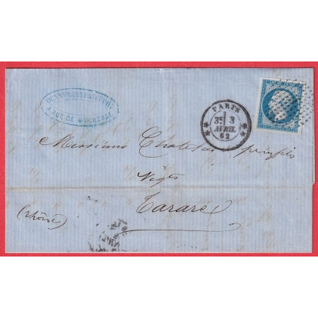 N°14 TTB / SUP PARIS CERCLE DE POINTS POTHION 1366 + 3309 TARARE RHONE