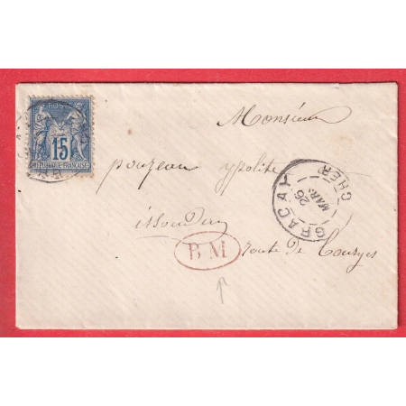 N°90 BM EN ROUGE BOITE MOBILE GRACAY CHER POUR ISSOUDUN 1889