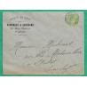 N°106 SAGE TARIF IMPRIME 5C ENVELOPPE PUB JOUETS EN GROS VIGOUROUX GONDRAND PARIS POUR ETRETAT SEINE INFERTIEURE 1900