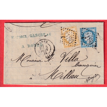 N°55 60 GC 3180 RODEZ AVEYRON POUR MILLAU 1875