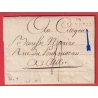 MARQUE 12 LAMBESC BOUCHES DU RHONE EN ROUGE 28X9 INDICE 10 POUR AIX EN PROVENCE
