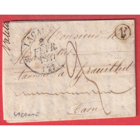 CAD TYPE 12 LACAUNE TARN BOITE RURALE E PIERRE SEGADE POUR GRAULHET