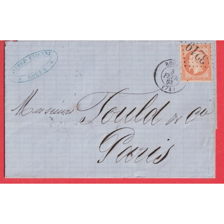 N° 16 GC 3219 ROUEN SEINE INFERIEURE POUR PARIS TRES BELLE PIECE