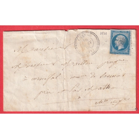 N°14 PC 2538 CHERAC CHARENTE INFERIEURE CAD TYPE 22 INDICE 17 POUR MATHA