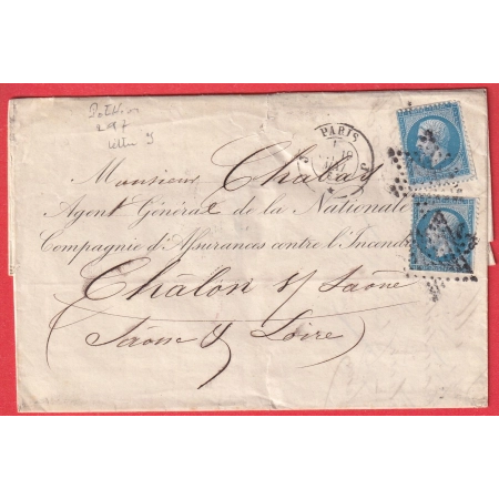 N°22 X2 PARIS BUREAU J ETOILE PLEINE POUR CHALON SUR SAONE