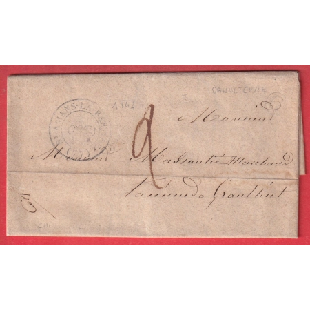 CAD TYPE 14 SAINT AMANS LA BASTIDE TARN BOITE RURALE C SAUVETERRE POUR GRAULHET