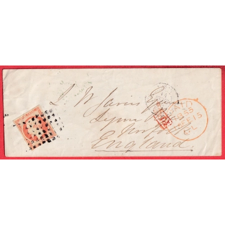 N°16 ROULETTE DE GROS POINTS PARIS POUR LYNN ANGLETERRE GRANDE BRETAGNE