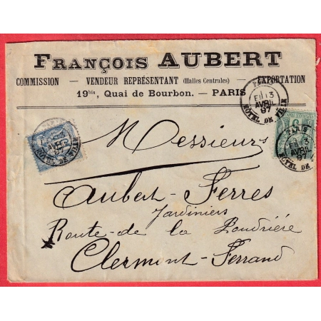 N°90 + N°75 LEVEE EXCEPTIONNELLE PARIS E1 HOTEL DE VILLE 1897
