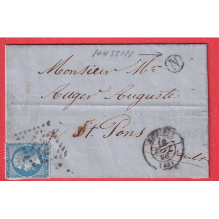 N°22 GC 472 BEZIERS HERAULT BOITE RURALE N NISSAN POUR ST PONS