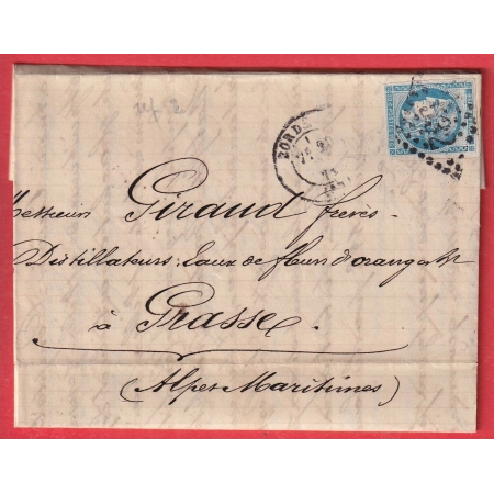 N°45B GC 532 BORDEAUX GIRONDE POUR GRASSE ALPES MARITIMES