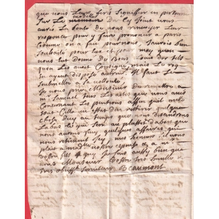 MARQUE DE GRENOBLE ISERE LN°2A 1707 POUR MONTELIMAR DROME INDICE 13