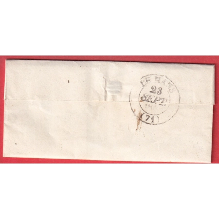 CAD TYPE 15 LE MANS SARTHE OR LA BAZOGE TAXE LOCALE 1 CL ROUGE POUR LE MANS