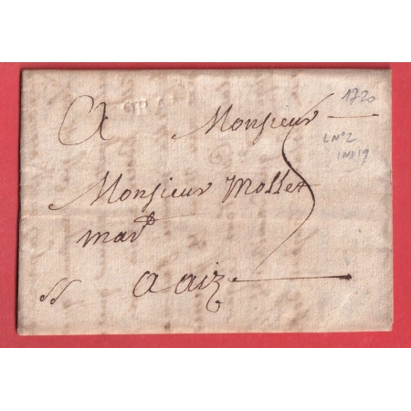 MARQUE ORANGE A SEC VAUCLUSE LN°2 INDICE 19 1720 POURAIX EN PROVENCE BOUCHES DU RHONE