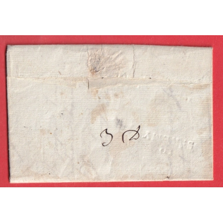 MARQUE P12P ST REMY BOUCHES DU RHONE AN13 1805 TEXTE DE EYRAGUES AU DOS ST REMY A SEC POUR LE VAR