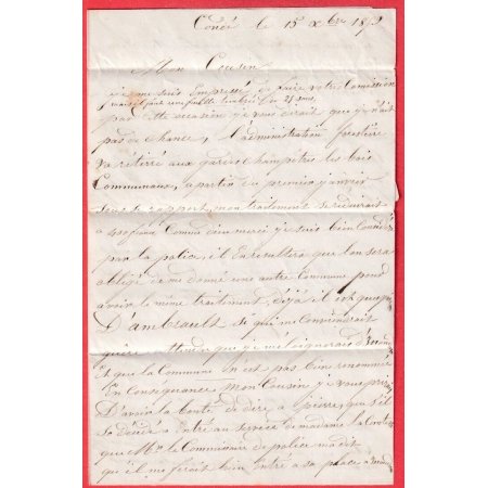 TIMBRE TAXE N°2A TB CAD TYPE 15 ISSOUDUN INDRE BOITE RURALE A CONDE POUR ISSOUDUN